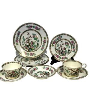 John Maddock & Sons LTD England 'Indian Tree' Vintage 40's-Misc 9-Pieces-Rare